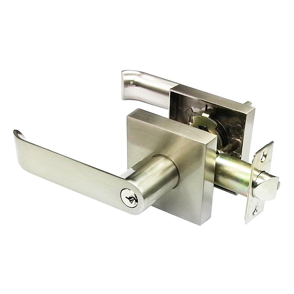 BDL1014 Popular in North American Tubular Lever Door Handle Lock for Bathroom