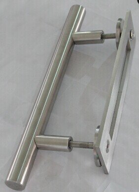 main door pull handle brass ozone glass door handle with lock