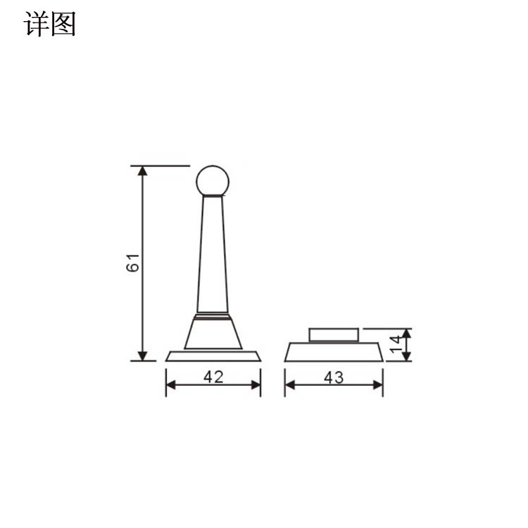 Fire-proof Wholesale best quality door holder Fire-proof Wholesale best quality door holder