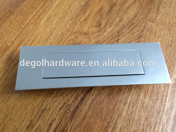 flush pull handle matte black