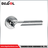 China factory price hotsale zinc alloy lever door handle on clip rose