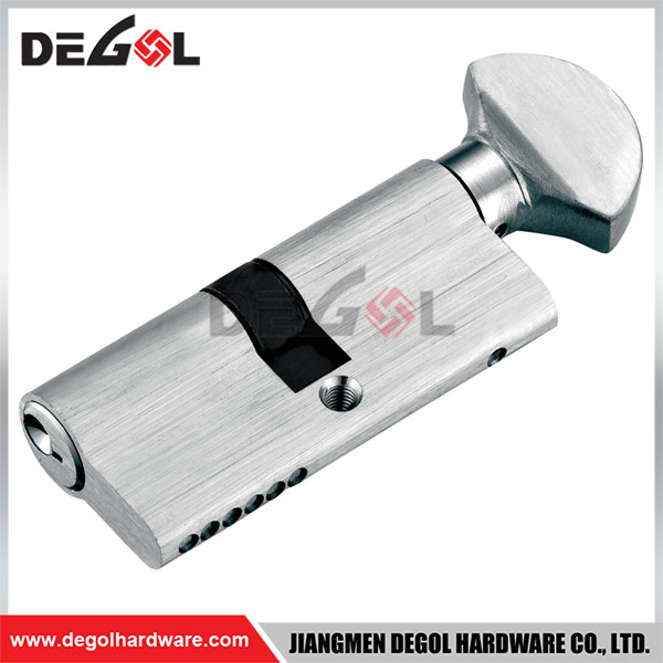 Hot sale high security brass cylinder with double side cylinder with knob