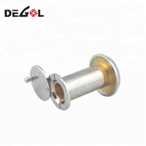 Door Security Glass Eye Viewer 200 Degree with polished gold surface