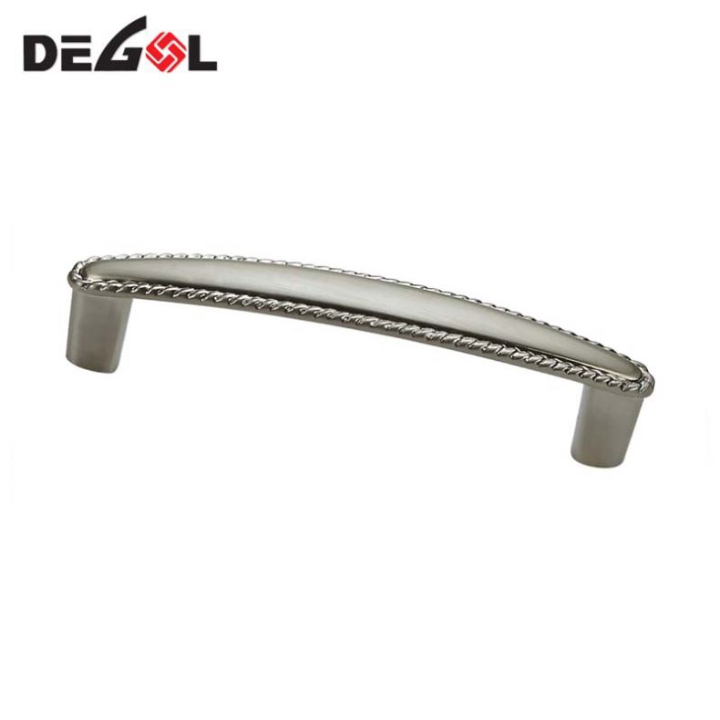 Bright Chrome Plated European Standard Double Sides Cabinet Door Pull Handle Metal Handles And Knobs