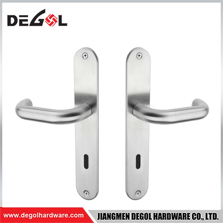 China Factory ON Plate Door LEVER Handles For Hotel Bathroom Cabinets