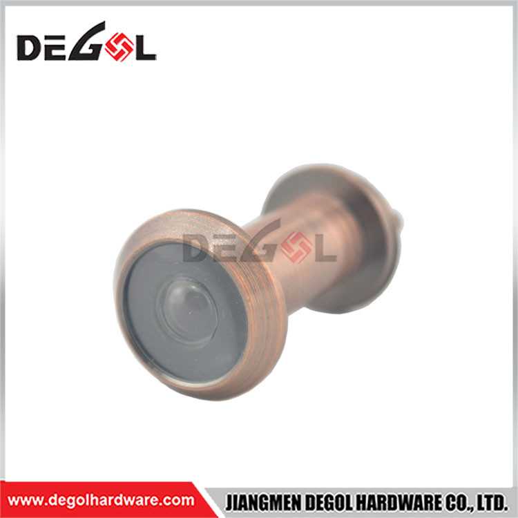 High Quality 35-50mm 160 or 180 Degree Brass Door Glass Lens or PVD lens Viewer with