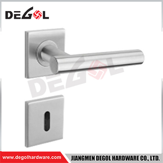Professional Z1333E3 Zinc Door Lever Handle On Back Plate Covers