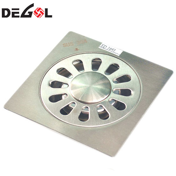 FD1010 Door Handle With Tube Hinged Toilet Floor Grate Drainage Drain Cover
