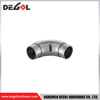 YA58 Handrail connecting fittings Satin Chrome Black