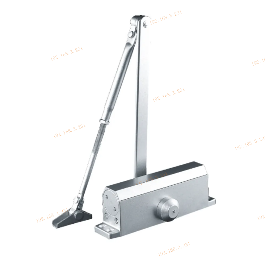 Factory Customization Automatic Door Closer 135°/150°/160°/170°/180° Max Opening Angle 90° Hold-open for 500-1300mm 15-110kg Door