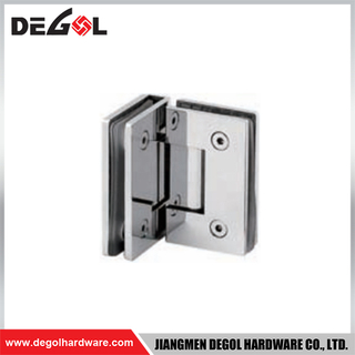 YC104 Glass Door Hingers Satin Chrome Black