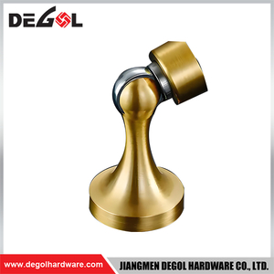 DS1036 Modern 304ss Satin Black Gold Finish Magnetic Door Stopper Stainless Steel Zinc for Hotel Application
