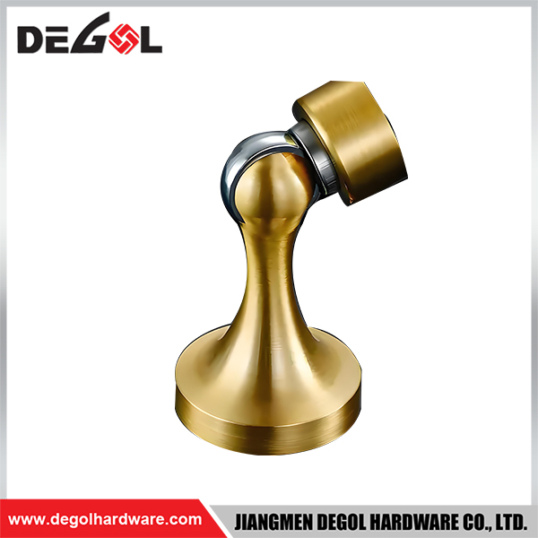 DS1036 Modern 304ss Satin Black Gold Finish Magnetic Door Stopper Stainless Steel Zinc for Hotel Application