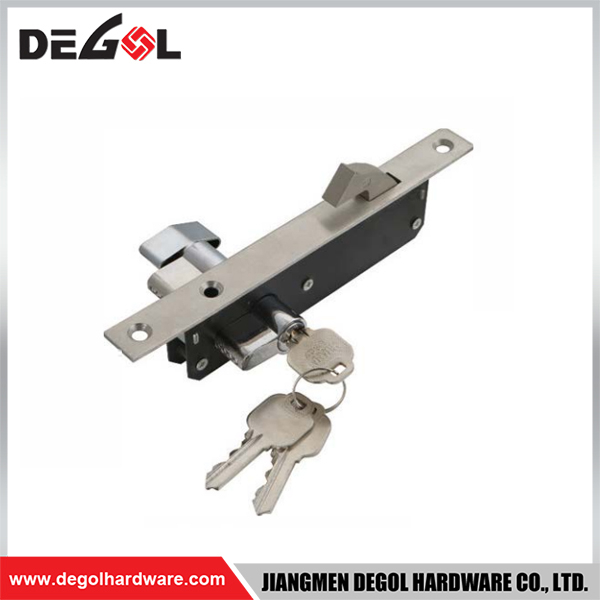 SL1037 Modern luxury Aluminium narrow 85 mmPassword Aluminum Sliding Door Lock Modern designed stainless steel sliding door lock with zinc material body 