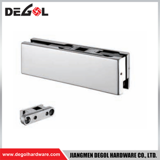 YE203 Glass Door Fitting Satin Chrome Black