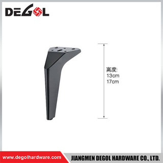 FL1117 Metal Furniture Legs Heavy Duty Wrought Iron Right Angle Sofa Leg
