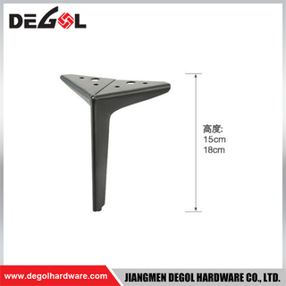 FL1136 Metal Furniture Legs Heavy Duty Wrought Iron Right Angle Sofa Leg