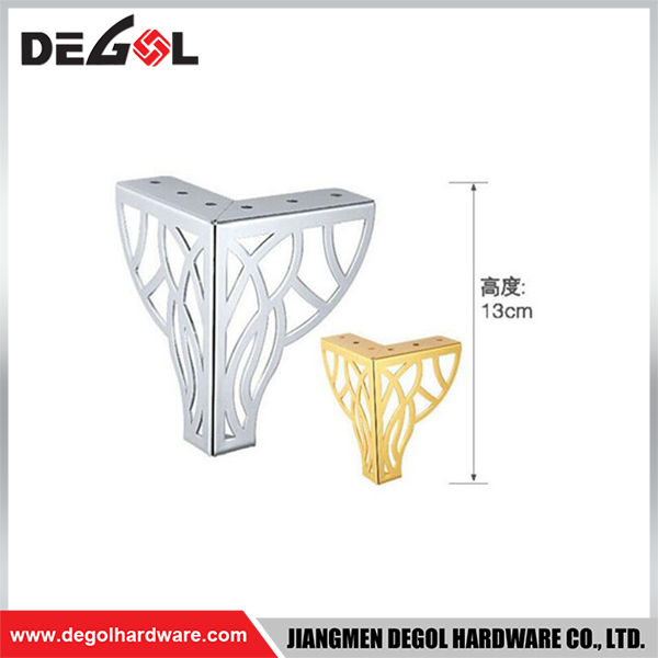 FL1162 Metal Furniture Legs Heavy Duty Wrought Iron Right Angle Sofa Leg
