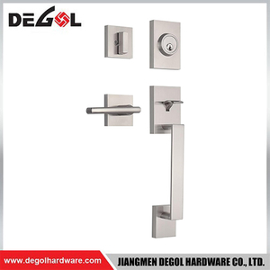 DDL1007 Full Set Stainless Steel Privacy Door Security Entry Lever Hotel Door Handle Locks