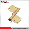 WHS1043 Golden Non Mortise Door Hinges, Heavy Duty Flush Door Hinges, Aluminum Window Hinges with Screws