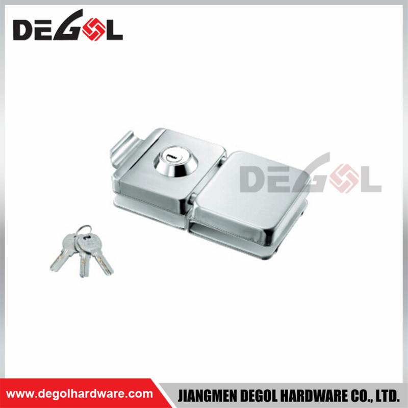 GL1021 glass door lock stainless steel commercial tempered frameless sliding house hotel
