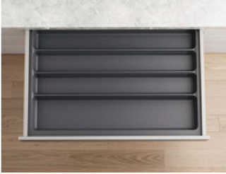 CT-800G Classical Tray with fixed slots to fit to the drawer width 