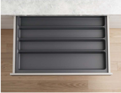 CT-800G Classical Tray with fixed slots to fit to the drawer width 