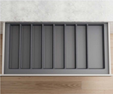 CT-1000B Classical Tray with fixed slots to fit to the drawer width 