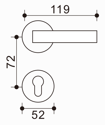 Modern Zinc-Aluminum Door Lever, Smooth Touch, Upgrade Your Door Decor