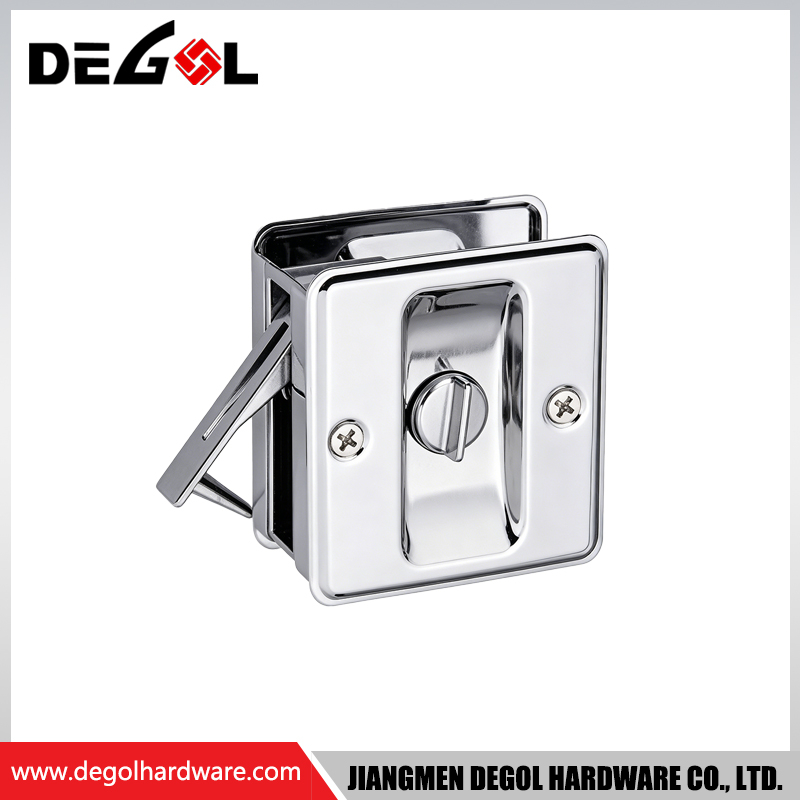 Anti Rust Privacy Pocket Door Lock Humid Resist For Bathroom Wet Environment Use