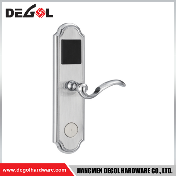 SML117 Zinc Alloy Door Handle Smart Lock Matt Black/ Satin Silver