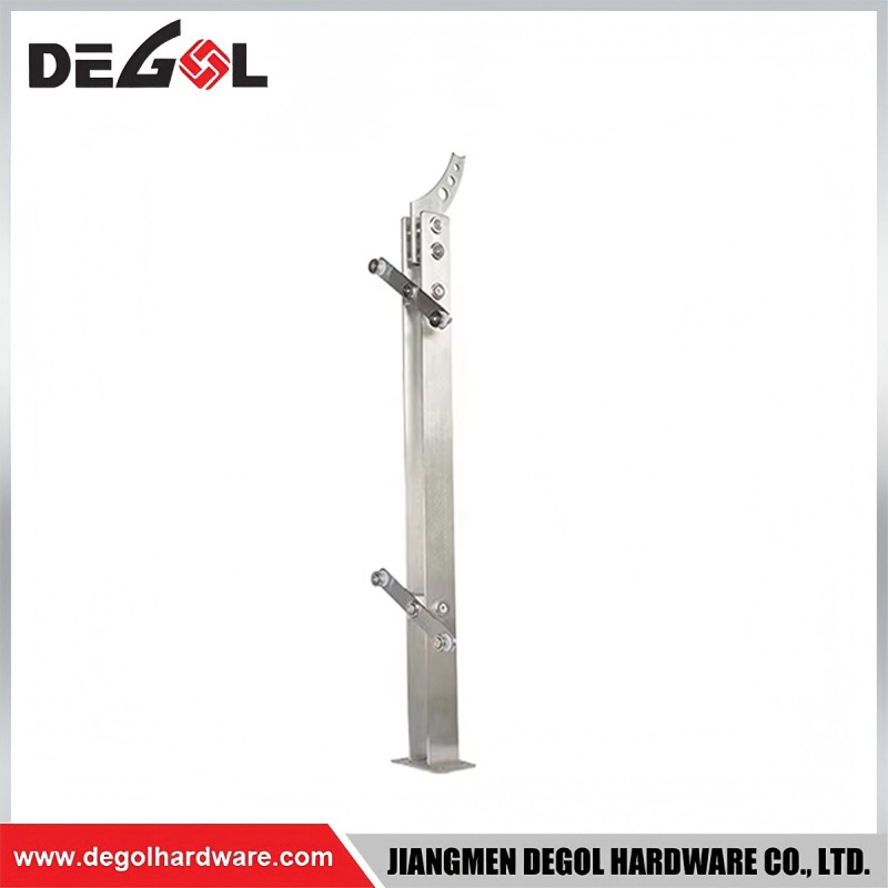 All In One Glass Railing Post System Save Assembly Time For Construction Installers