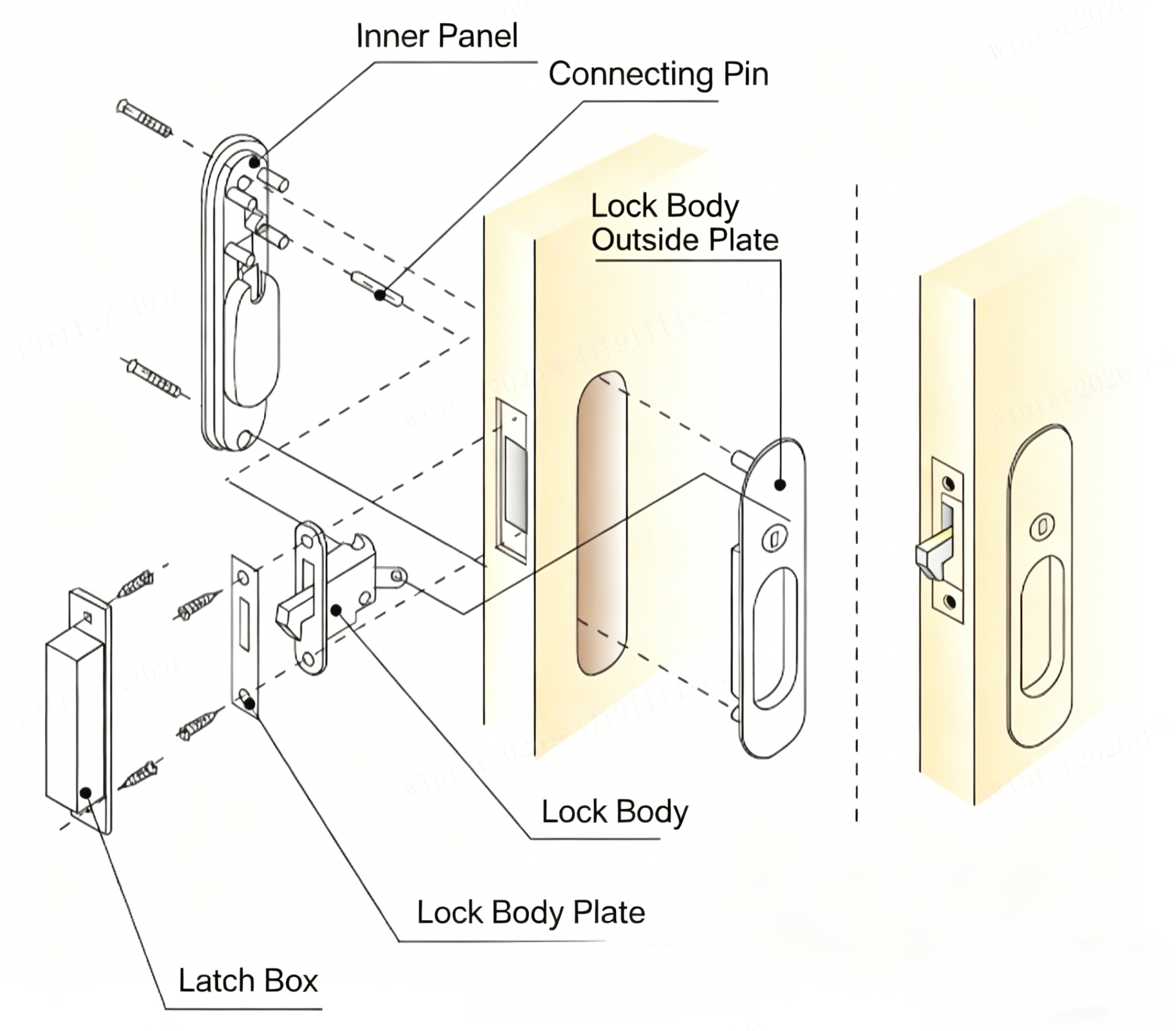 sliding door lock
