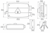 RL1002 Surface Mounted Black Rim Lock – Wholesale Door Rim Lock Manufacturer