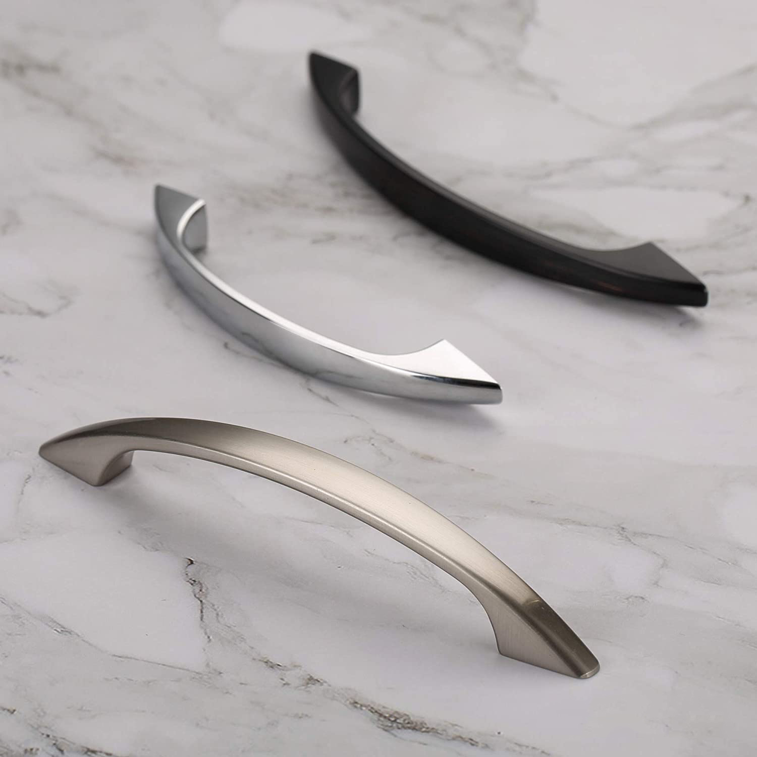  Arched Curved Kitchen Drawer Handles Pulls