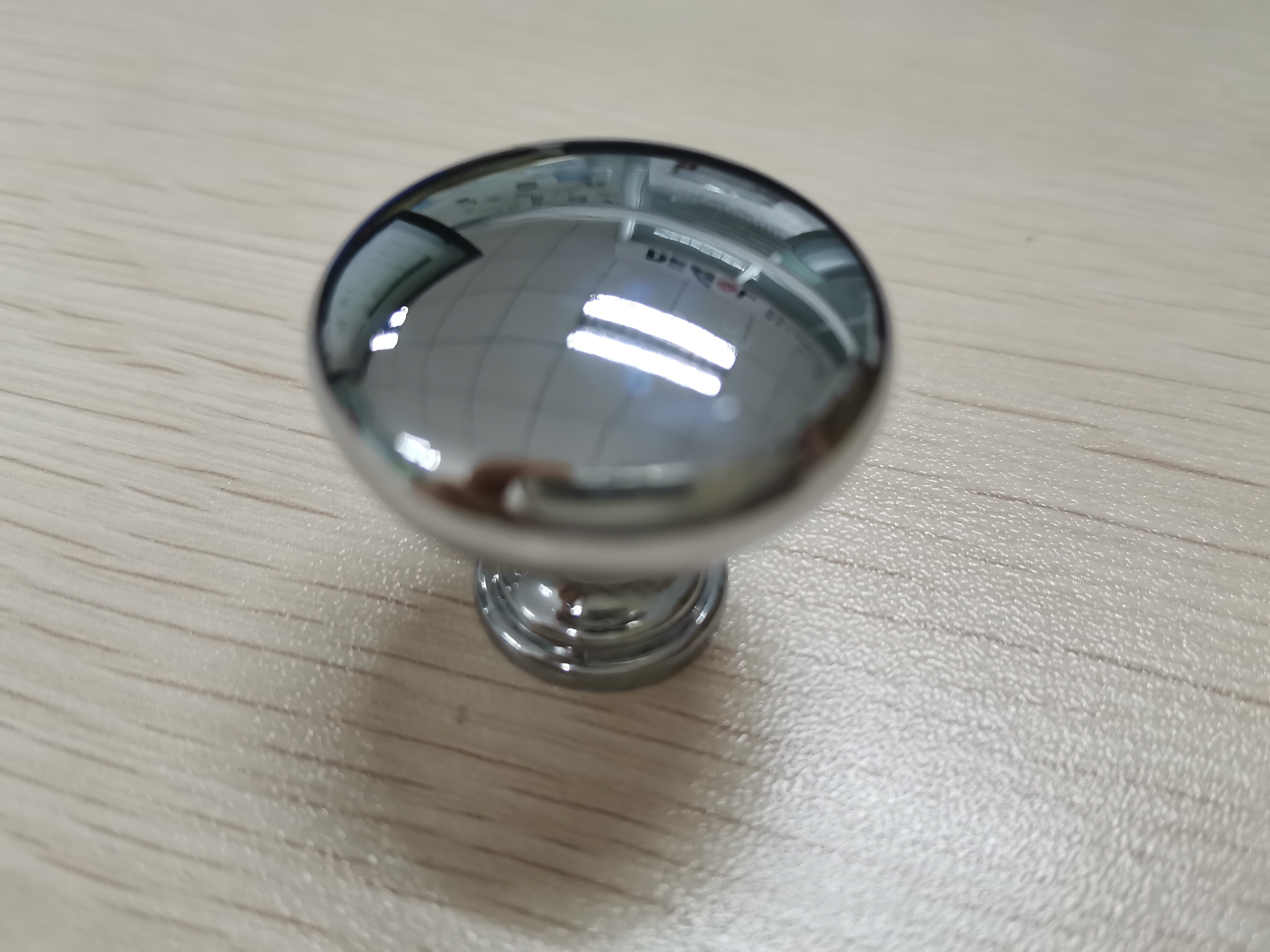 polish chrome cabinet knob