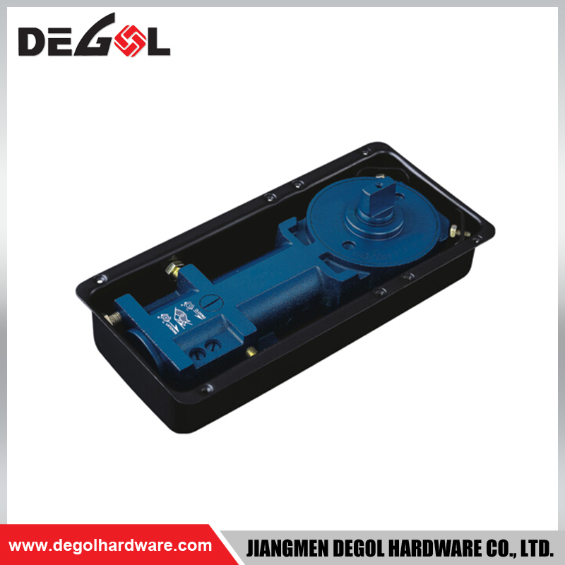 Durable floor hinge door closer