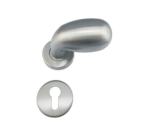 German style good quality stainless steel led light handle for Turschnalle