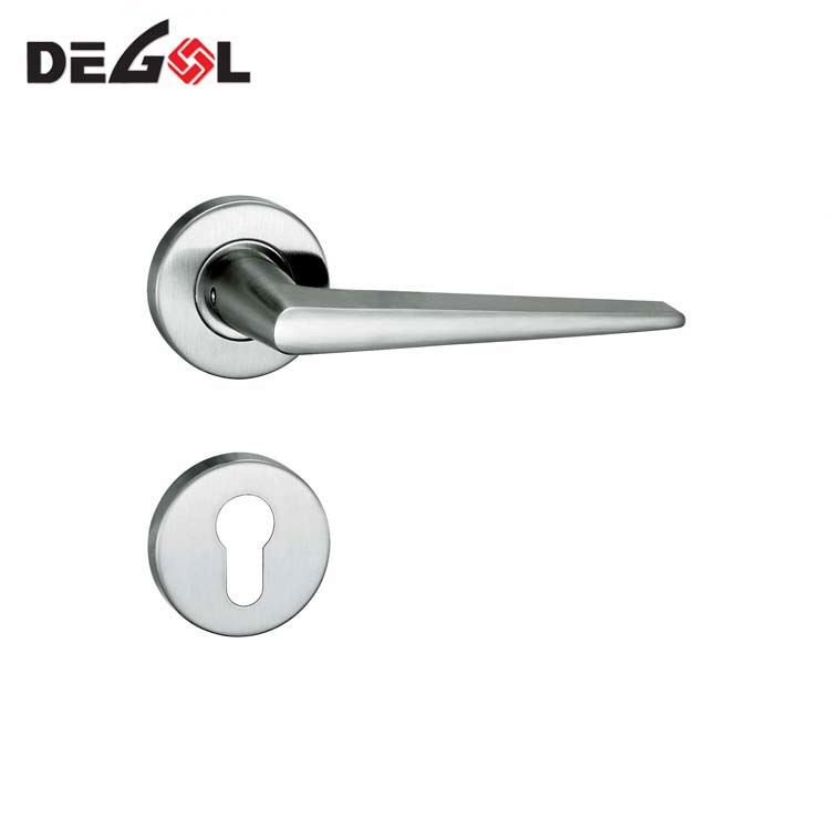 Top quality Luxury stainless steel contemporary tube pipe types interior steel lever handle