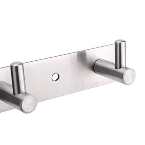 stainless steel door mounted coat hook