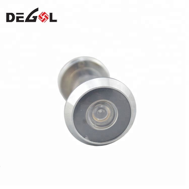 Wide Angle Brass Door Viewer