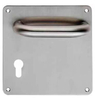 Latest Design Stainless Steel Toilet Door Pull Handle On Plate