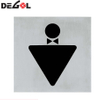 Stainless Steel Square Pull Indication Door Sign Plate