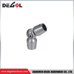YA74 Central Connecting Fittings Satin Chrome Black