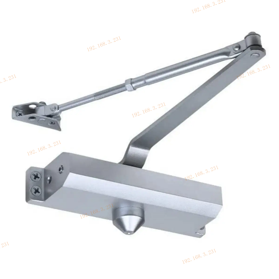 Factory Customization Automatic Door Closer 135°/150°/160°/170°/180° Max Opening Angle 90° Hold-open for 500-1300mm 15-110kg Door