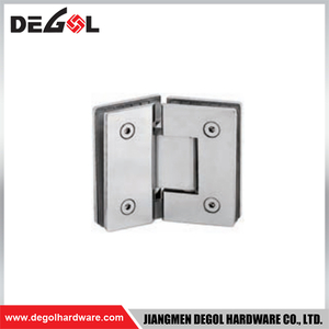 YC103 Glass Door Hingers Satin Chrome Black