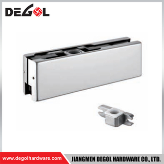 YE202 Glass Door Fitting Satin Chrome Black