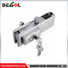 YE207 Glass Door Fitting Satin Chrome Black