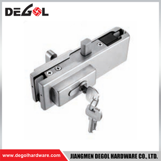 YE207 Glass Door Fitting Satin Chrome Black
