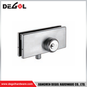 YE216 Glass Door Fitting Satin Chrome Black
